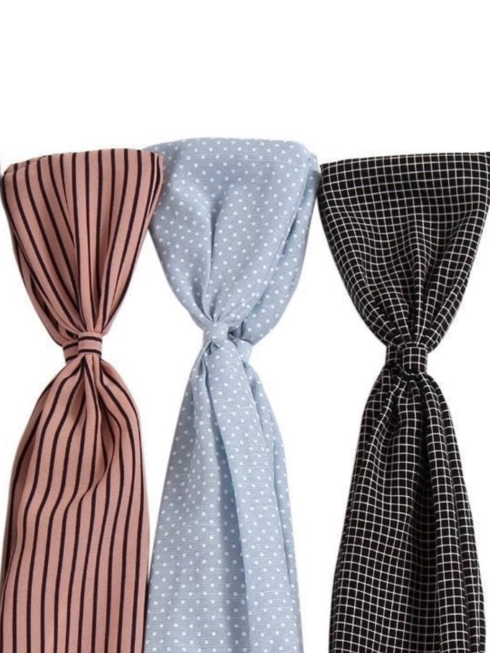Twist Bow Wired Headband - set of 4